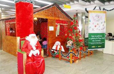 Papai Noel dos Correios aguarda as cartinhas das crianças