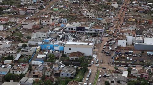 Paraná registra mais de 750 pessoas feridas após fenômeno meteorológico extremo
