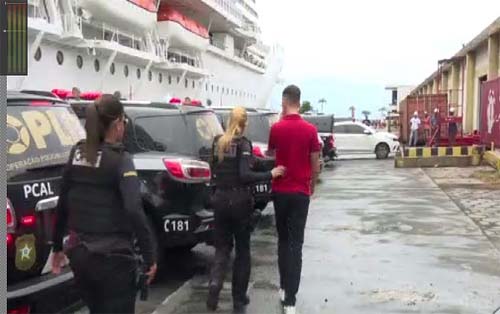 Passageiro de navio de cruzeiro atracado em Maceió é suspeito de estuprar mulher em alto-mar