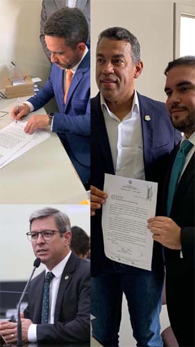 Deputados Davi Maia e Paulo Dantas oficializam candidaturas a governador-tampão