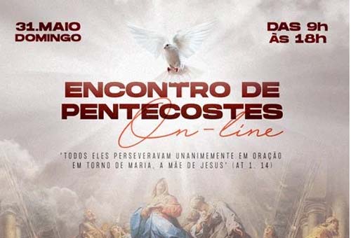 Católicos celebrarão Festa de Pentecostes online neste final de semana