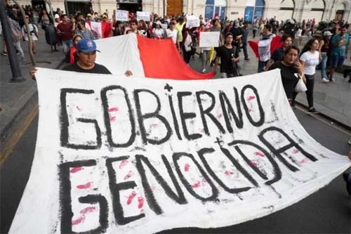 Manifestações contra o governo terminam em confronto no Peru