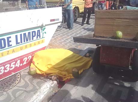 “Pica-Pau” é assassinado enquanto vendia coco no Centro de Maceió