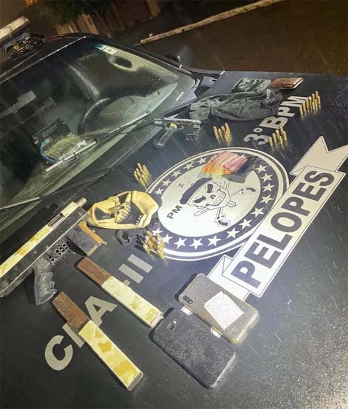 Grupo é preso em flagrante com submetralhadora artesanal