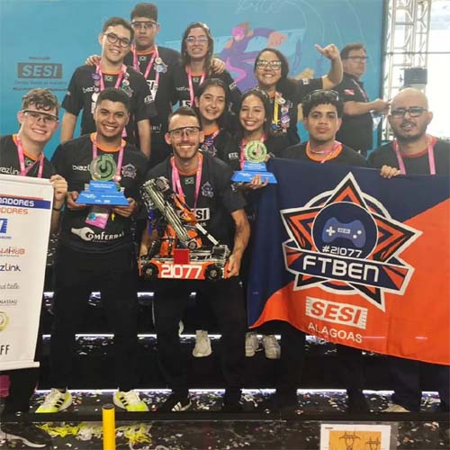Sesi Alagoas conquista quatro prêmios no Festival de Robótica Off Season