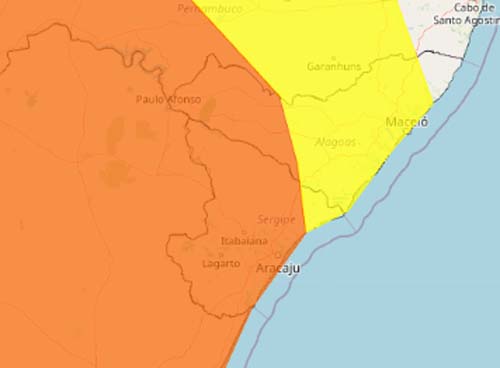 Alerta de Chuvas Intensas Avisa Município de Alagoas sobre Possíveis Tempestades
