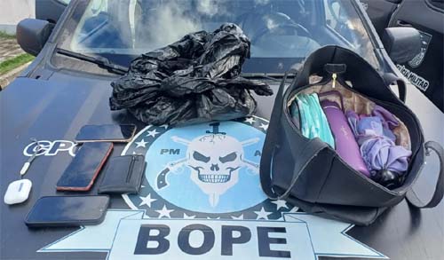 Bope prende suspeito com aparelhos eletrônicos roubados em Maceió