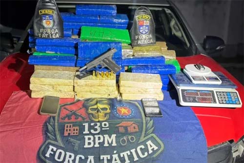 Homem suspeito de liderar rede de tráfico em Alagoas é detido com armas e grande quantidade de drogas