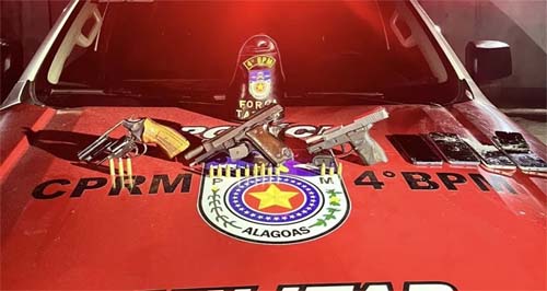 Operação policial resulta na captura de quatro suspeitos ligados ao Comando Vermelho em Maceió