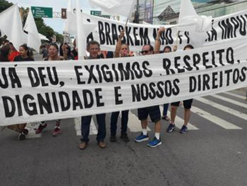 Moradores de bairros afetados pelas rachaduras preparam dois protestos para sexta-feira (13)