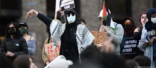 Atos pró-palestinos se espalham por universidades dos EUA