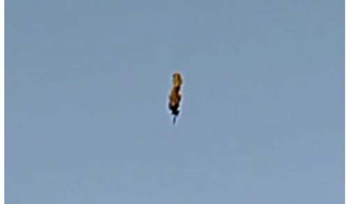 Vídeo mostra homem caindo após paraquedas não funcionar em Maceió