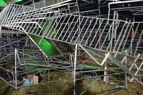 Queda de arquibancada em rodeio deixa 60 feridos em Eldorado (SP), um em estado grave