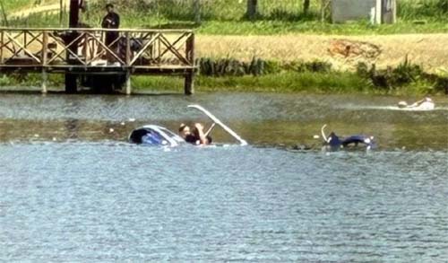 Acidente Aéreo no Interior de São Paulo Deixa Dois Feridos ao Colidir com Pesqueiro