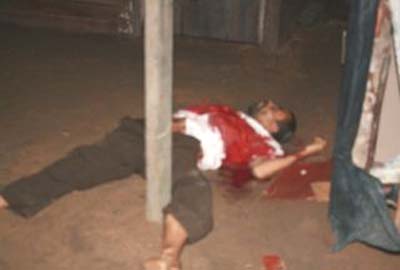 Assassino é baleado na perna por vizinho da vítima durante o crime