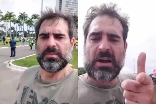 Empresário do DF procurado por atos golpistas pula janela para fugir da PF