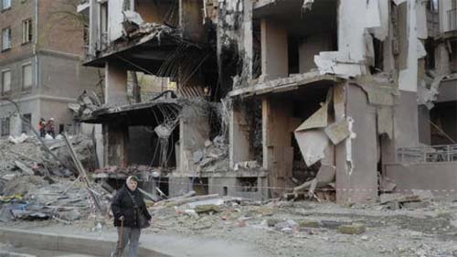 Aglomerações estão proibidas na capital ucraniana por risco de ataques