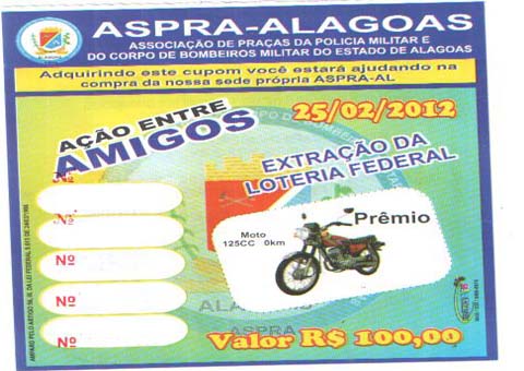 Estelionatário é preso acusado de vender rifa em nome da PM e Bombeiros de AL