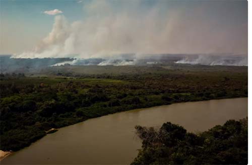 Pantanal volta a encher após segunda pior seca da história