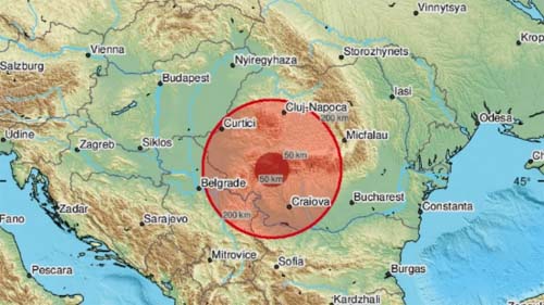 Segundo terremoto de magnitude 5,7 atinge a Romênia em 24 horas