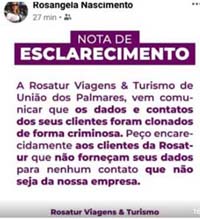 Site de Empresa de Turismo em União dos Palmares é invadido e clientes tem os dados roubados