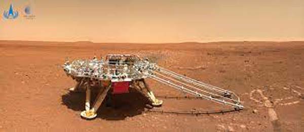 Rover chinês em Marte é avistado do espaço por orbitador da NASA 