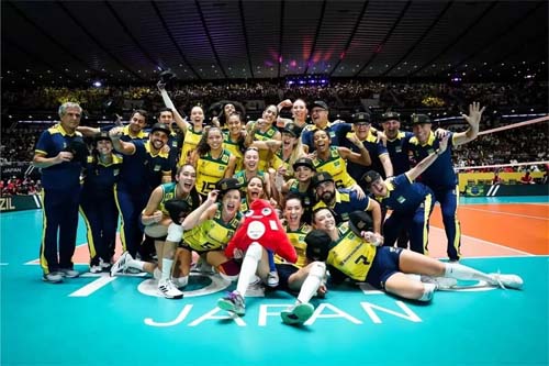 Vôlei feminino: Brasil vence Japão e garante vaga nas Olimpíadas