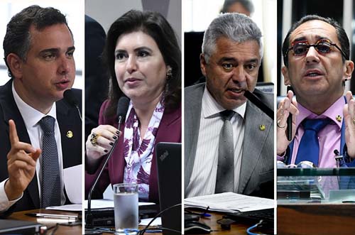 Quatro senadores disputam a Presidência do Senado em fevereiro  Fonte: Agência Senado