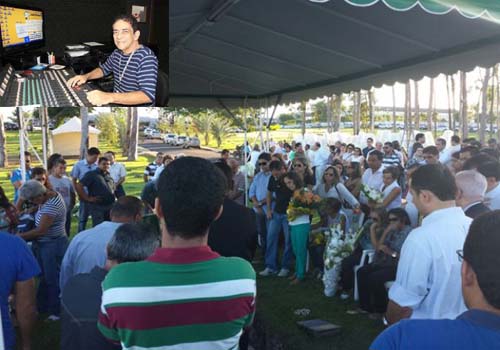 Familiares e amigos se despedem do radialista natural de União dos Palmares Genaldo Ramalho