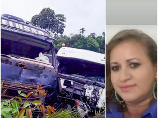 Filha de ex-vereador de Batalha morre em acidente envolvendo três carretas no Estado do Pará