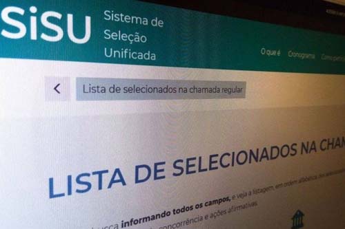 Período de inscrição para o Sisu vai de 6 a 9 de abril