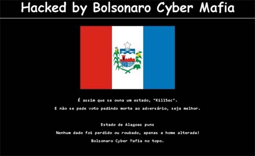 Sites do Governo de Alagoas são hackeados