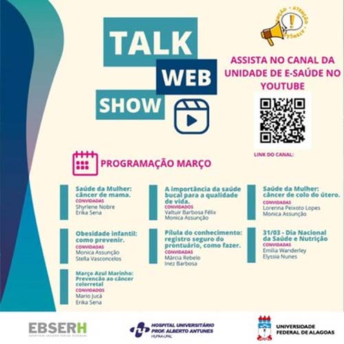 HU cria canal no YouTube para tratar de maneira leve temas da área de saúde