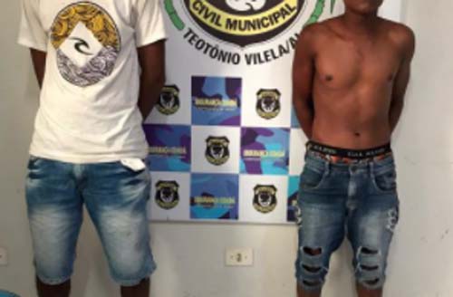 Suspeitos que roubavam e agrediam mulheres são presos em Teotônio Vilela