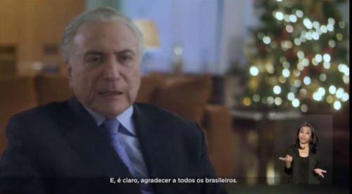 Michel Temer agradece amigos e inimigos e diz deixar Brasil melhor