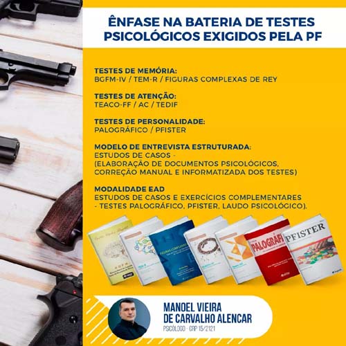 Maceió vai receber capacitação em Avaliação Psicológica para porte de arma