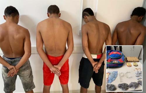Traficantes que usavam criança de 11 anos para esconder droga são detidos em Marechal