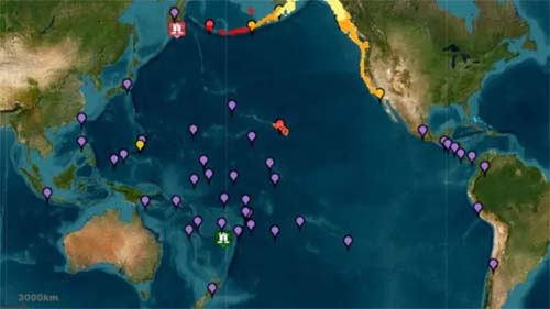 Alerta de tsunami no Pacífico após terremoto de magnitude 8,8 atingir a Rússia