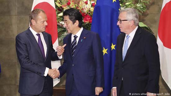 Acordo comercial UE-Japão desafia protecionismo de Trump