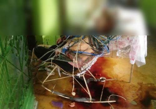 Idoso é encontrado morto a facadas amarrado à cadeira de balanço