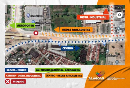 Trânsito nas imediações do Viaduto da PRF sofrerá alterações a partir desta quarta