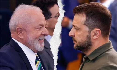 Zelensky sobre Lula: “Como se pode priorizar aliança com um agressor?”